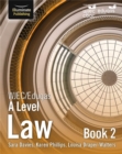 Image for WJEC/Eduqas Law for A Level: Book 2