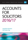 Image for Accounts for Solicitors 2016/17