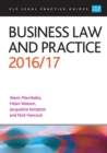 Image for Business Law and Practice 2016/17