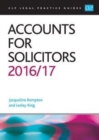 Image for Accounts for solicitors 2016/17