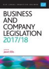 Image for Business and company legislation 2017/18