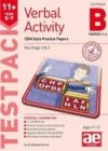 Image for 11+ Verbal Activity Year 5-7 Testpack B Papers 1-4 : CEM Style Practice Papers