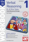 Image for 11+ Verbal Reasoning Year 4/5 GL &amp; Other Styles Workbook 1 : Verbal Reasoning Technique