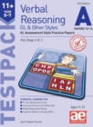 Image for 11+ Verbal Reasoning Year 5-7 GL &amp; Other Styles Testpack A Papers 13-16 : GL Assessment Style Practice Papers