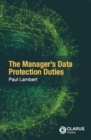 Image for The Manager&#39;s Data protection Duties