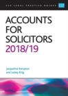 Image for Accounts for Solicitors 2018/2019