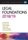 Image for Legal Foundations 2018/2019