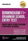 Image for Birmingham11+ grammar school entry test  : English, maths, verbal reasoning &amp; non-verbal reasoning