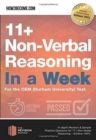 Image for 11+ non-verbal reasoning in a week  : for the CEM (Durham University) Test