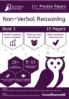 Image for 11+ Practice Papers For Independent Schools &amp; Aptitude Training Non-Verbal Reasoning Book 1