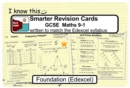 Image for Smarter Revision Cards Book - GCSE Maths 9-1 Foundation (Edexcel)