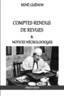 Image for Comptes-rendus de revues &amp; notices necrologiques