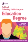 Image for Critical thinking skills for your education degree
