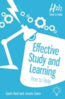 Image for Effective Study and Learning : How to Help
