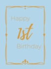 Image for Happy 1st Birthday Guest Book (Hardcover)