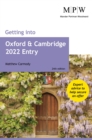 Getting into Oxford and Cambridge 2022 entry - Carmody, Mat