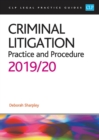 Image for Criminal litigation 2019/2020