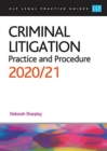 Image for Criminal Litigation: 2020/2021