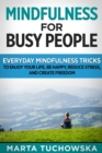 Image for Mindfulness for Busy People : Everyday Mindfulness Tricks to Enjoy Your Life, Be Happy, Reduce Stress and Create Freedom