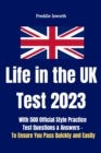 Image for Life in the UK test 2023  : with 500 official style practice test questions and answers