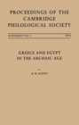 Image for Greece and Egypt in the Archaic Age