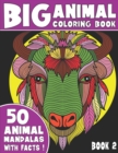 Image for THE BIG ANIMAL COLORING BOOK : 50 Unique Animal Mandalas With Captivating Facts, Book 2