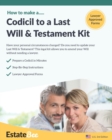 Image for Codicil to a Last Will &amp; Testament Kit