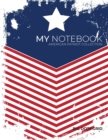 Image for My NOTEBOOK : Block-Notes Dot Grid American Patriot Collection - USA FLAG - - Notebook Diary Large size (8.5 x 11 inches)