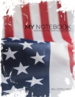 Image for My NOTEBOOK : Block-Notes Dot Grid American Patriot Collection - USA FLAG - - Notebook Diary Large size (8.5 x 11 inches)