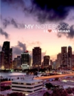 Image for My NOTEBOOK : Block Notes Capital City Cover - MIAMI - 101 Pages Dotted Diary Journal Large size (8.5 x 11 inches)