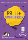 Image for RSL 11+ Comprehension : Volume 2
