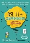 Image for RSL 11+ Comprehension, Multiple Choice