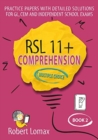 Image for RSL 11+ Comprehension, Multiple Choice: Book 2