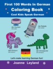 Image for First 100 Words In German Coloring Book Cool Kids Speak German