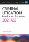 Image for Criminal litigation 2021/2022