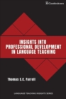 Image for Insights into professional development in language teaching
