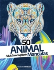 Image for 50 Animal Mandalas - Adult Coloring Book : Stress relief coloring book for adults