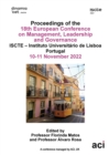 Image for ECMLG 2022- Proceedings of the 18th European Conference on Management Leadership and Governance