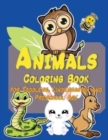 Image for Animal Coloring Book for Kids : Have fun with your children with this gift: Color tiger, dog, cat, elephant and rabbit 40 pages of pure fun!
