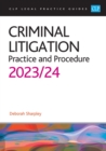 Image for Criminal litigation  : practice and procedure