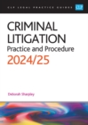Image for Criminal Litigation: 2024/2025