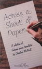 Image for Across a Sheet of Paper