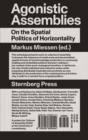 Image for Agonistic Assemblies : On the Spatial Politics of Horizontality