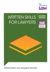 Image for SQE2 Written Skills for Lawyers 2e