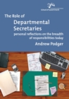 Image for Role of Departmental Secretaries