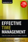 Image for Effective Time Management