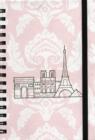 Image for Small Spiral Notebook - Paris Skyline