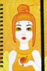 Image for Small Spiral Notebook - Girl with Apple