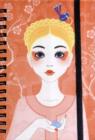 Image for Small Spiral Notebook - Girl with Bird