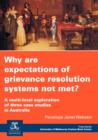 Image for Why are Expectations of Grievance Resolution Systems Not Met : A Multi-level Exploration of Three Case Studies in Australia